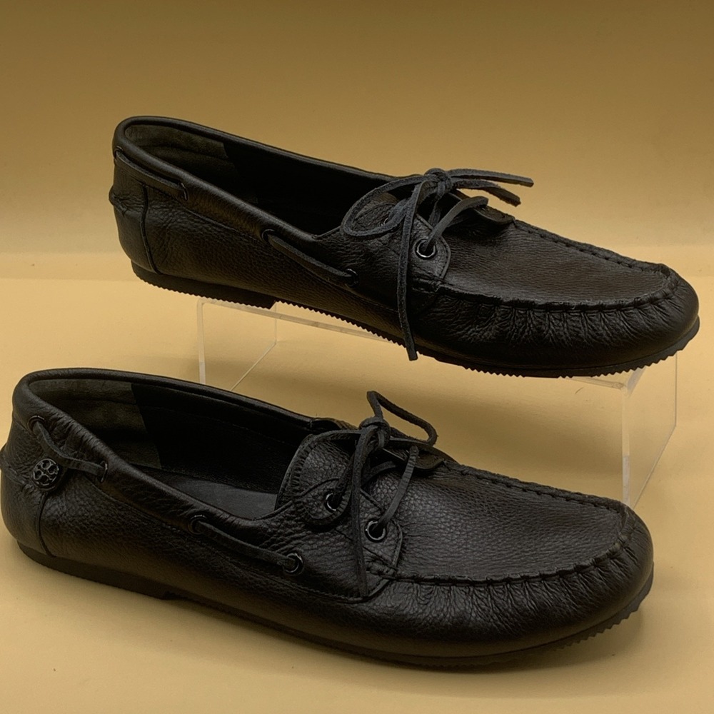 Tory Burch Mini Chelsea Boat Shoe Signature Logo Loafers - Women's Size 10.5
